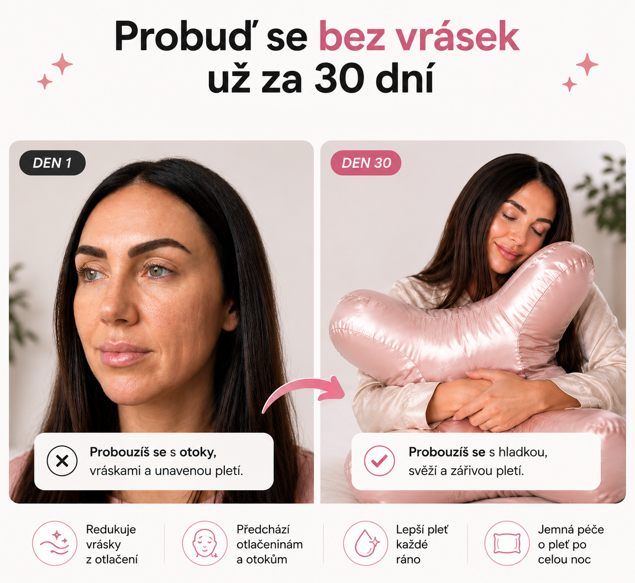 Luvnie Polštář proti vráskám
